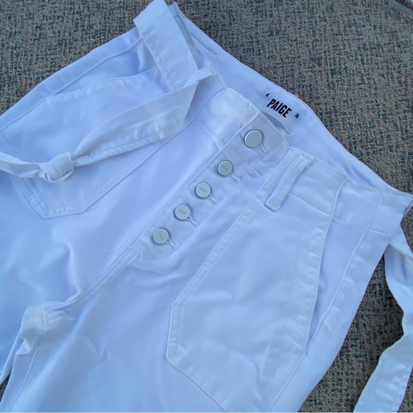 NWOT Paige Mayslie Belted Denim Jogger Pants size 26 2 - Picture 8 of 14